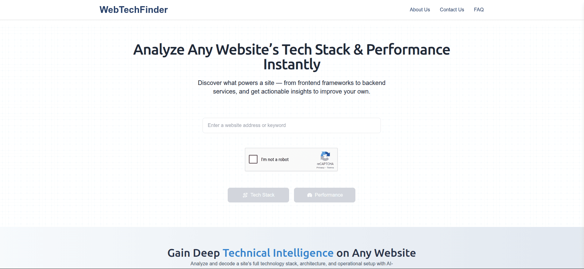 WebTechFinder